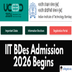 IIT BDes Admission 2026 Begins @uceed.iitb.ac.in; Apply by April 10